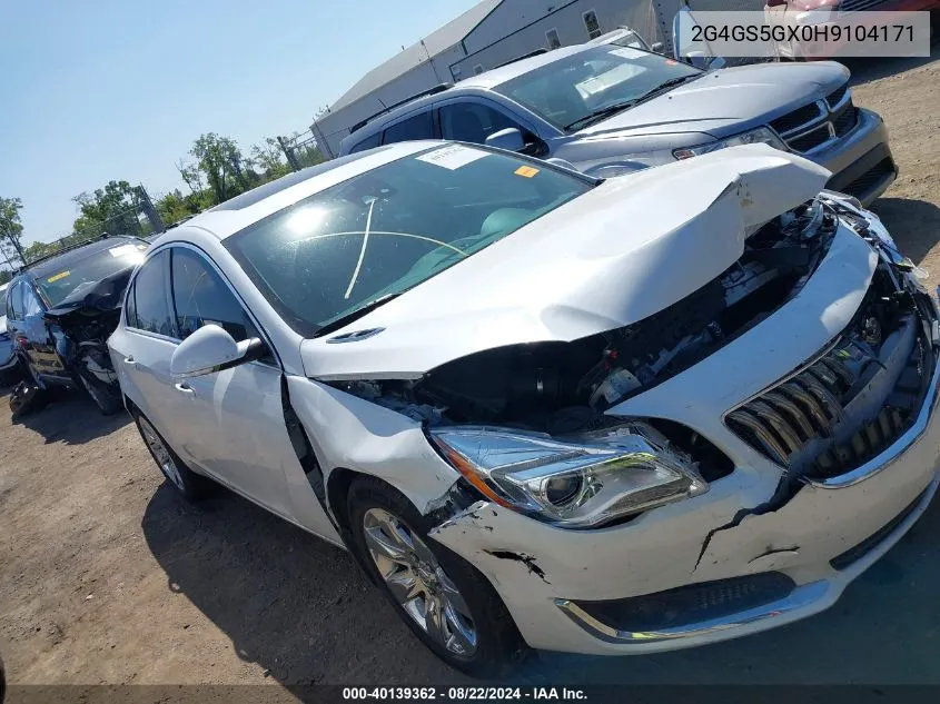 2G4GS5GX0H9104171 2017 Buick Regal Turbo Premium Ii