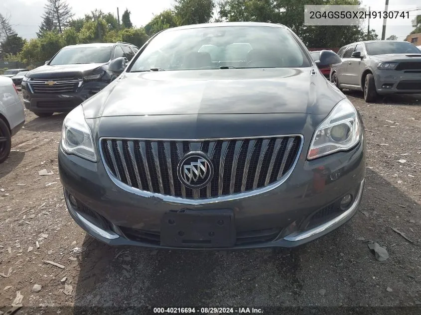 2G4GS5GX2H9130741 2017 Buick Regal Turbo Premium Ii