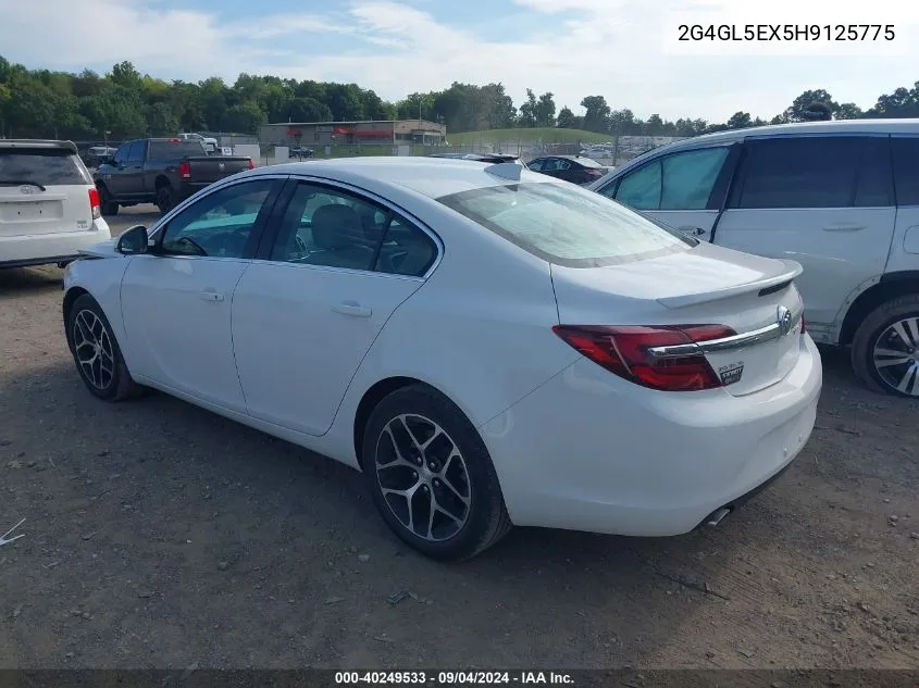 2017 Buick Regal Sport Touring VIN: 2G4GL5EX5H9125775 Lot: 40249533