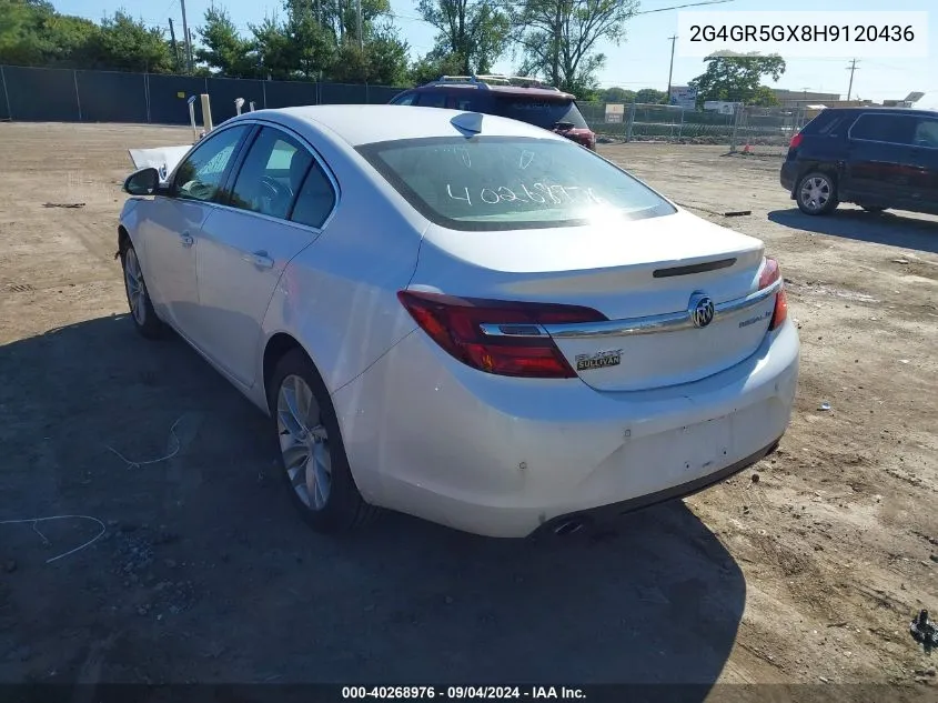 2G4GR5GX8H9120436 2017 Buick Regal Turbo Premium Ii