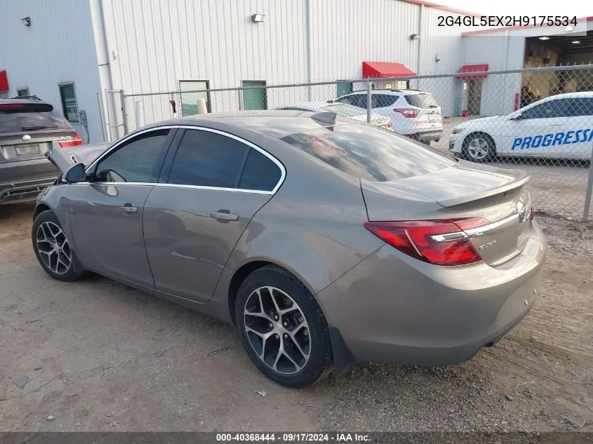 2G4GL5EX2H9175534 2017 Buick Regal Sport Touring