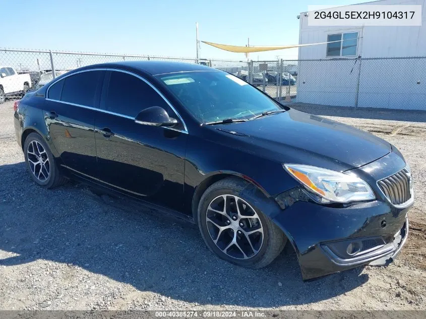 2017 Buick Regal Turbo Sport Touring VIN: 2G4GL5EX2H9104317 Lot: 40385274