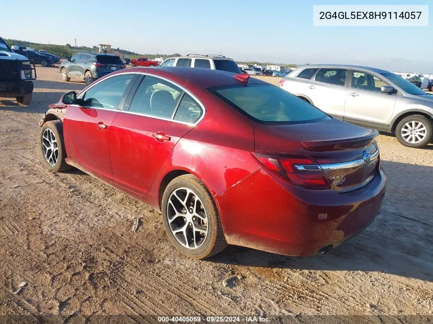 2G4GL5EX8H9114057 2017 Buick Regal Turbo Sport Touring