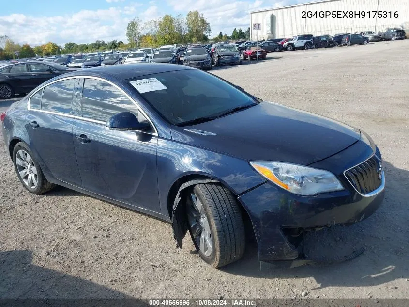 2017 Buick Regal VIN: 2G4GP5EX8H9175316 Lot: 40556995