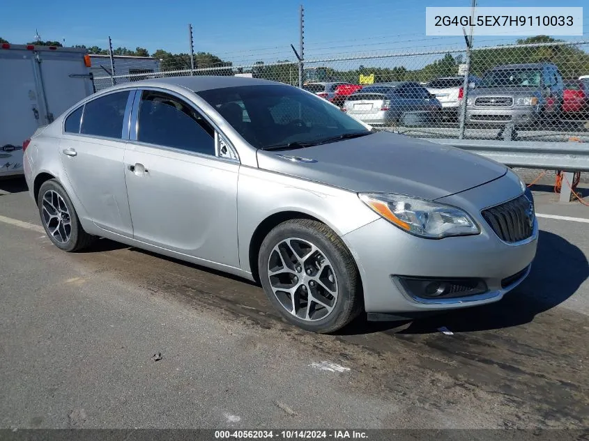 2017 Buick Regal Turbo Sport Touring VIN: 2G4GL5EX7H9110033 Lot: 40562034