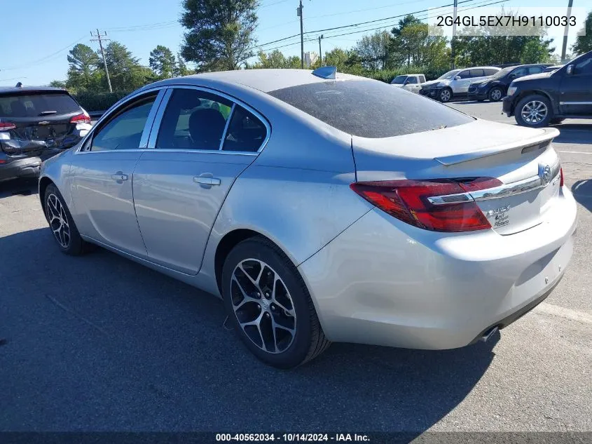 2017 Buick Regal Turbo Sport Touring VIN: 2G4GL5EX7H9110033 Lot: 40562034