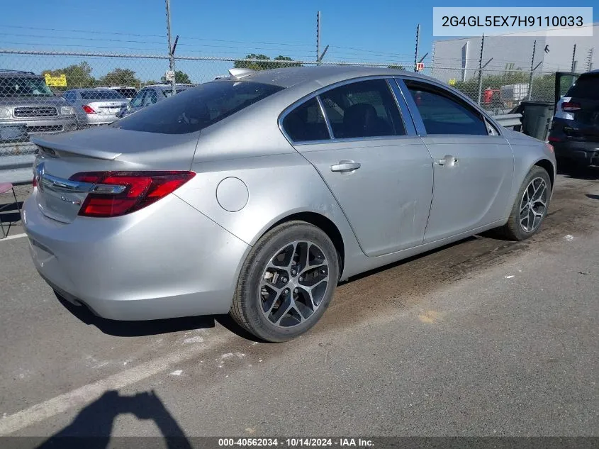 2017 Buick Regal Turbo Sport Touring VIN: 2G4GL5EX7H9110033 Lot: 40562034