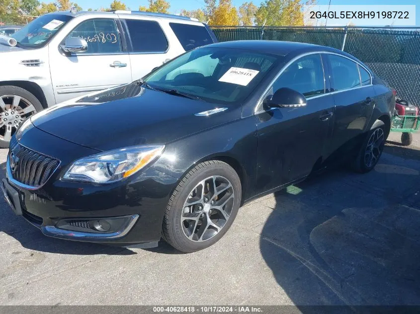 2017 Buick Regal Sport Touring VIN: 2G4GL5EX8H9198722 Lot: 40628418