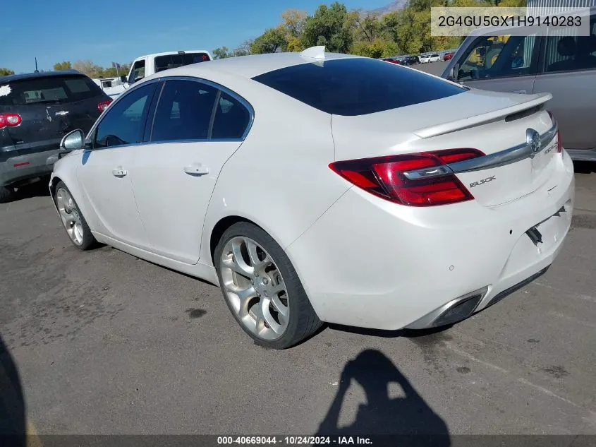 2017 Buick Regal Turbo Gs VIN: 2G4GU5GX1H9140283 Lot: 40669044