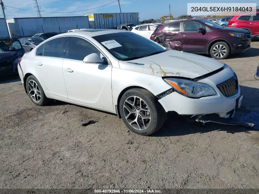 2017 Buick Regal Turbo Sport Touring VIN: 2G4GL5EX6H9184043 Lot: 40792946