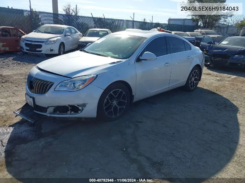 2017 Buick Regal Turbo Sport Touring VIN: 2G4GL5EX6H9184043 Lot: 40792946