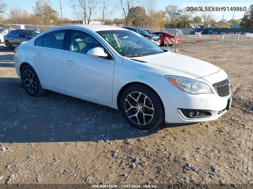 2017 Buick Regal Turbo Sport Touring VIN: 2G4GL5EX6H9149860 Lot: 40812039