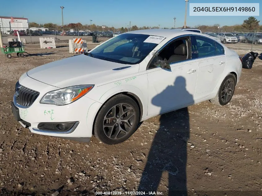 2017 Buick Regal Turbo Sport Touring VIN: 2G4GL5EX6H9149860 Lot: 40812039