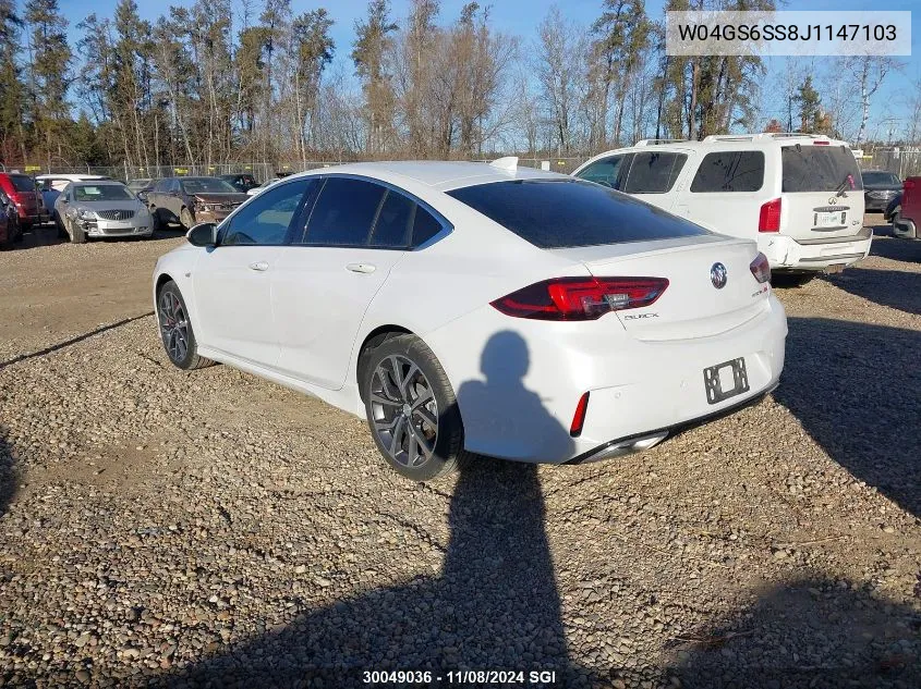 2018 Buick Regal Gs VIN: W04GS6SS8J1147103 Lot: 30049036