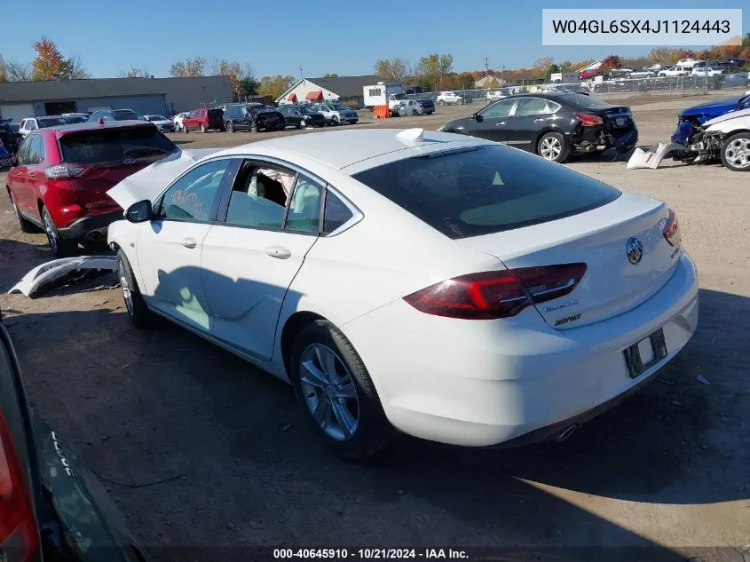 2018 Buick Regal Sportback Preferred VIN: W04GL6SX4J1124443 Lot: 40645910