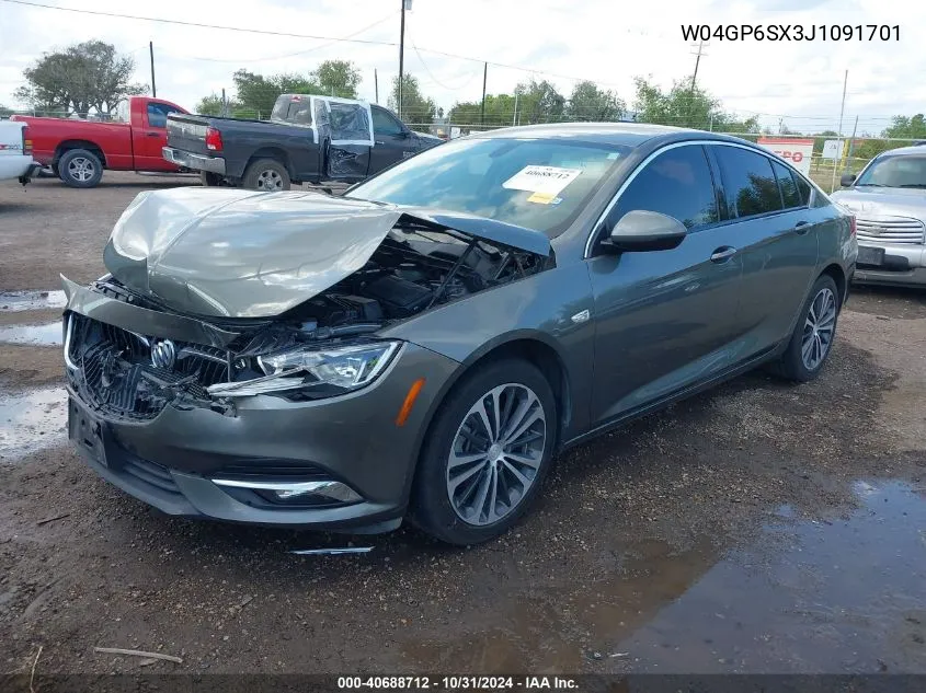 2018 Buick Regal Sportback Essence VIN: W04GP6SX3J1091701 Lot: 40688712