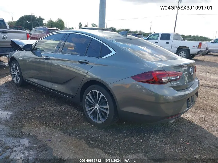 2018 Buick Regal Sportback Essence VIN: W04GP6SX3J1091701 Lot: 40688712