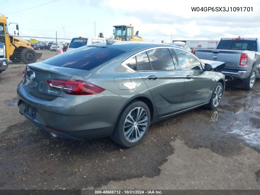 2018 Buick Regal Sportback Essence VIN: W04GP6SX3J1091701 Lot: 40688712