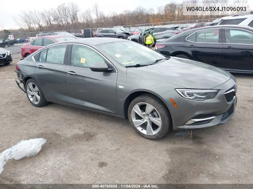 2018 Buick Regal Sportback Preferred VIN: W04GL6SX4J1096093 Lot: 40765555