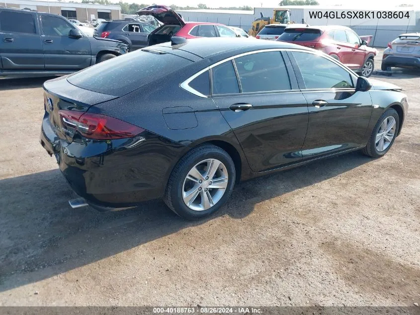 W04GL6SX8K1038604 2019 Buick Regal Sportback Fwd Preferred