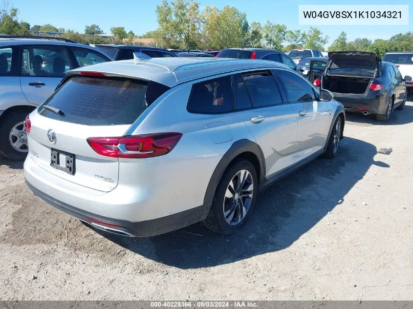 2019 Buick Regal Tourx Awd Essence VIN: W04GV8SX1K1034321 Lot: 40229366