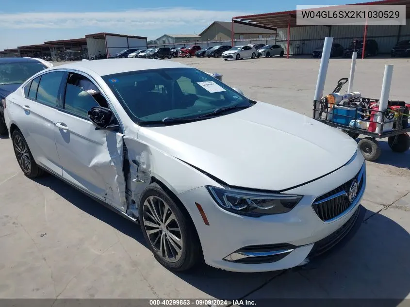 2019 Buick Regal Sportback Fwd Preferred VIN: W04GL6SX2K1030529 Lot: 40299853