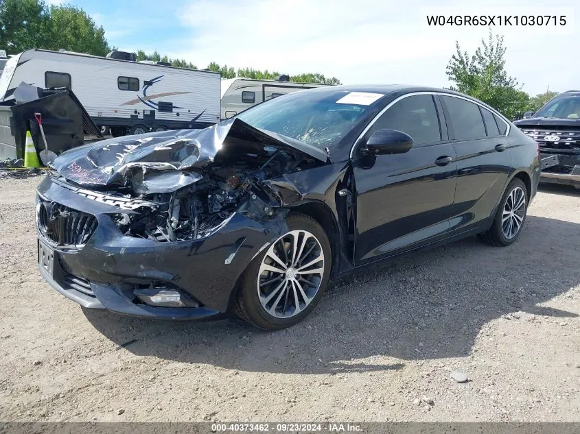 2019 Buick Regal Sportback Awd Essence VIN: W04GR6SX1K1030715 Lot: 40373462