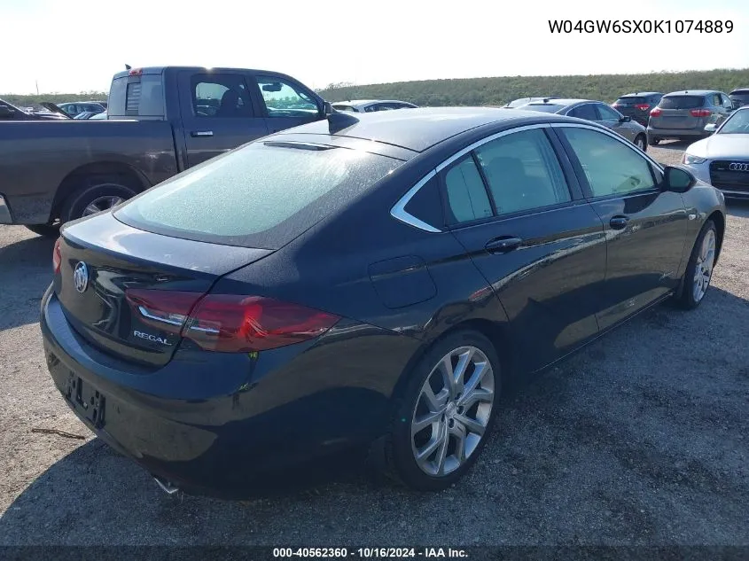 W04GW6SX0K1074889 2019 Buick Regal Sportback Awd Avenir