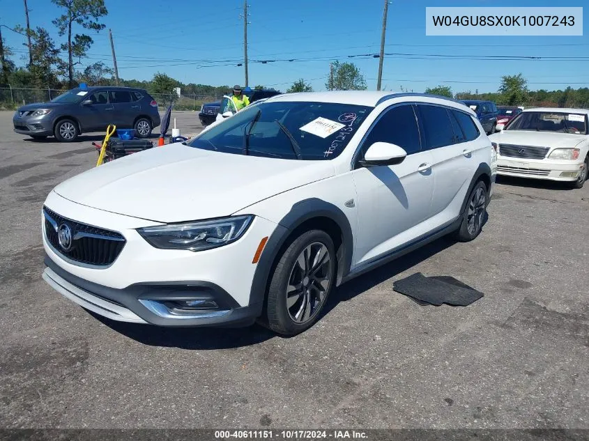 2019 Buick Regal Tourx Awd Preferred VIN: W04GU8SX0K1007243 Lot: 40611151