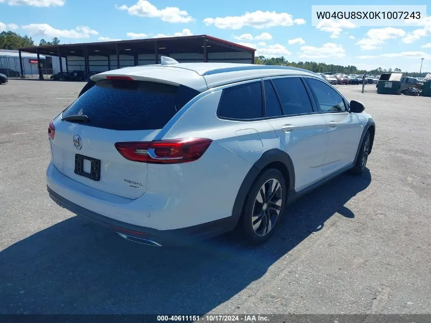 2019 Buick Regal Tourx Awd Preferred VIN: W04GU8SX0K1007243 Lot: 40611151