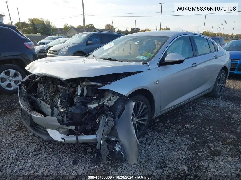 2019 Buick Regal Sportback Fwd Preferred Ii VIN: W04GM6SX6K1070108 Lot: 40708809