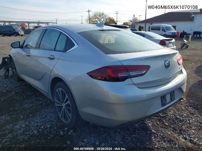 2019 Buick Regal Sportback Fwd Preferred Ii VIN: W04GM6SX6K1070108 Lot: 40708809