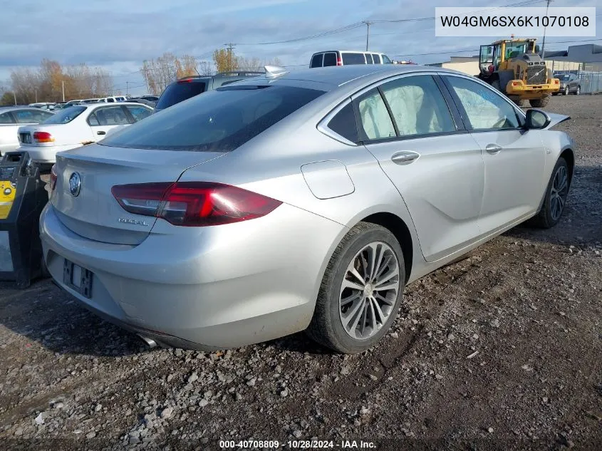 2019 Buick Regal Sportback Fwd Preferred Ii VIN: W04GM6SX6K1070108 Lot: 40708809