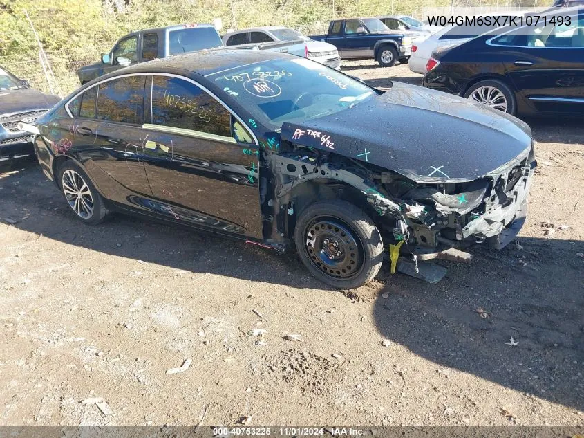 2019 Buick Regal Sportback Fwd Preferred Ii VIN: W04GM6SX7K1071493 Lot: 40753225