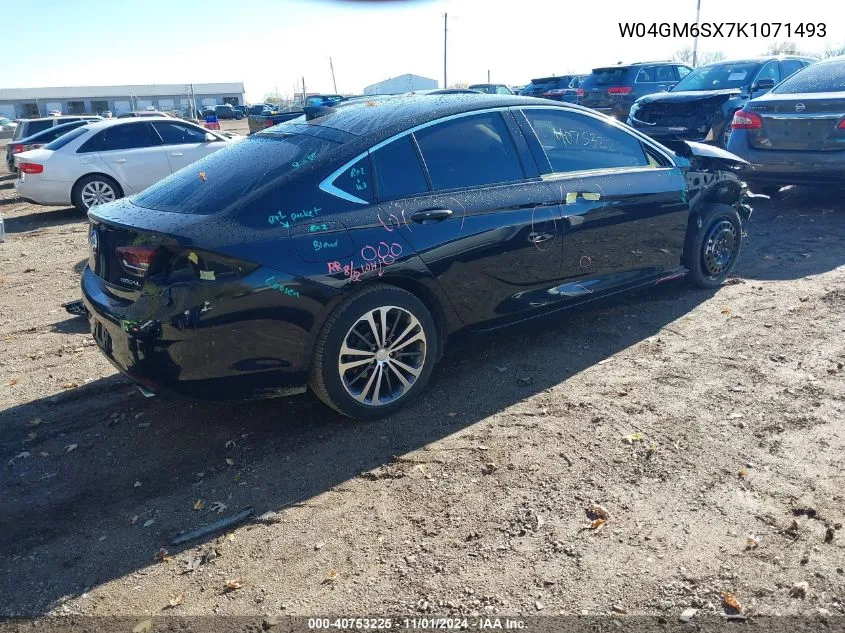 2019 Buick Regal Sportback Fwd Preferred Ii VIN: W04GM6SX7K1071493 Lot: 40753225