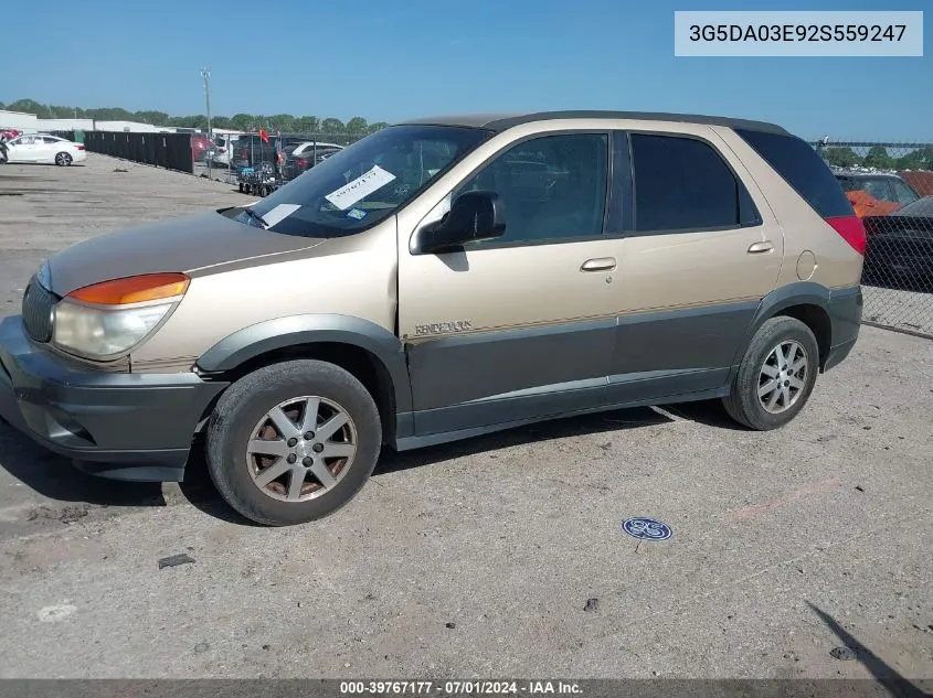 3G5DA03E92S559247 2002 Buick Rendezvous Cx