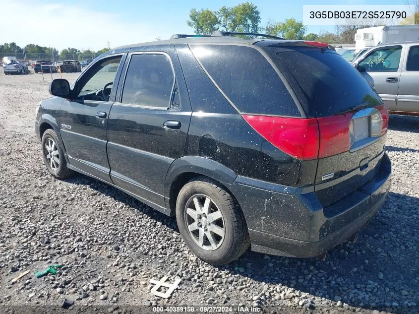 2002 Buick Rendezvous Cx/Cxl VIN: 3G5DB03E72S525790 Lot: 40389158