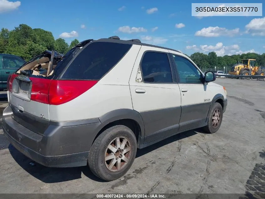 3G5DA03EX3S517770 2003 Buick Rendezvous Cxl