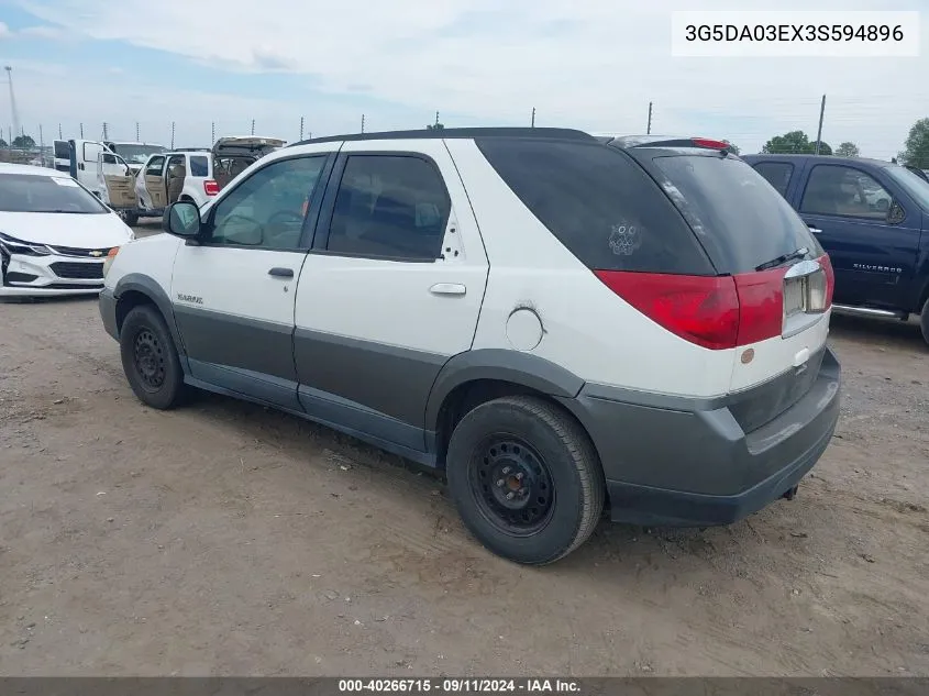 3G5DA03EX3S594896 2003 Buick Rendezvous Cx