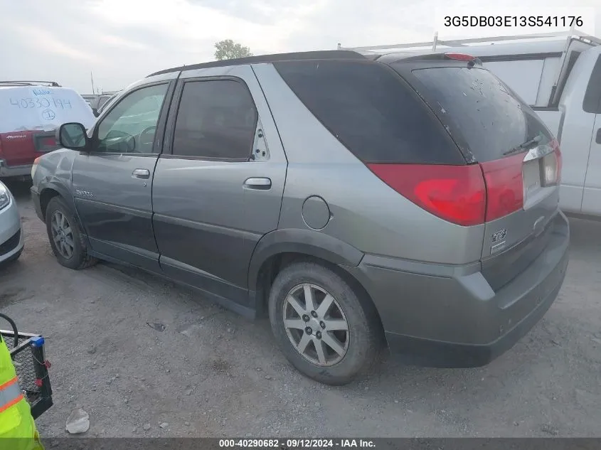 2003 Buick Rendezvous Cx VIN: 3G5DB03E13S541176 Lot: 40290682