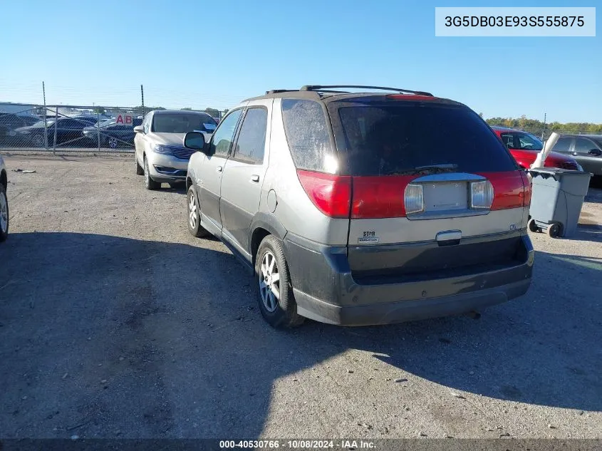 2003 Buick Rendezvous Cx/Cxl VIN: 3G5DB03E93S555875 Lot: 40530766