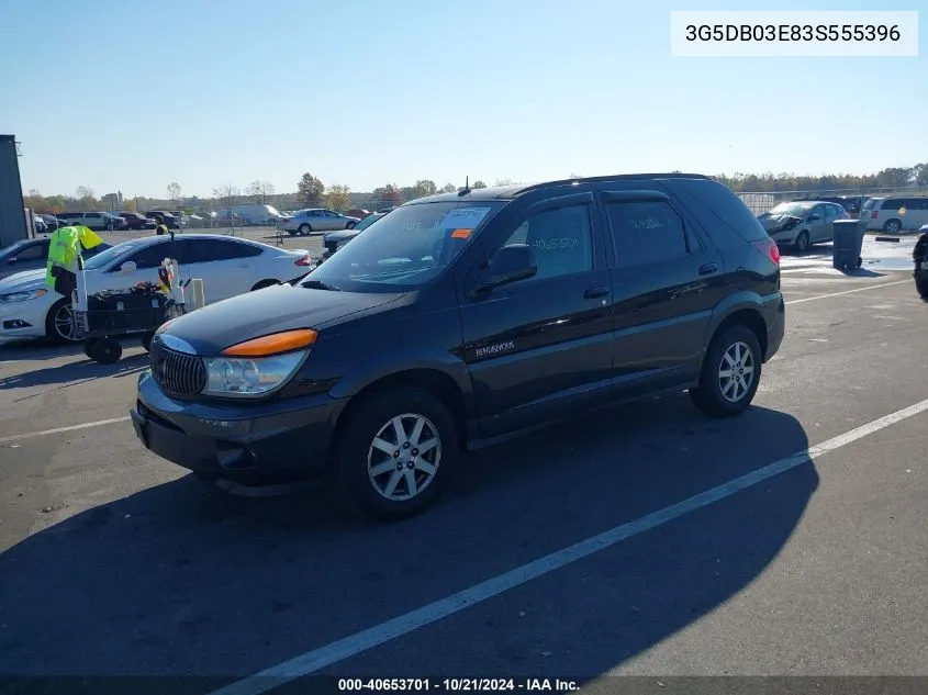 2003 Buick Rendezvous Cxl VIN: 3G5DB03E83S555396 Lot: 40653701