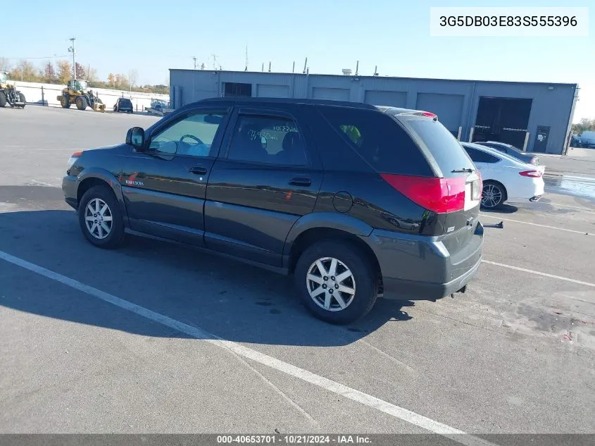 2003 Buick Rendezvous Cxl VIN: 3G5DB03E83S555396 Lot: 40653701