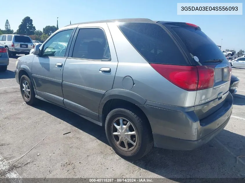 2004 Buick Rendezvous Cx VIN: 3G5DA03E04S556093 Lot: 40115287