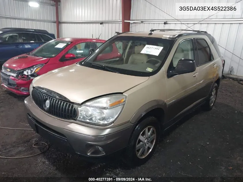 3G5DA03EX4S522386 2004 Buick Rendezvous Cx