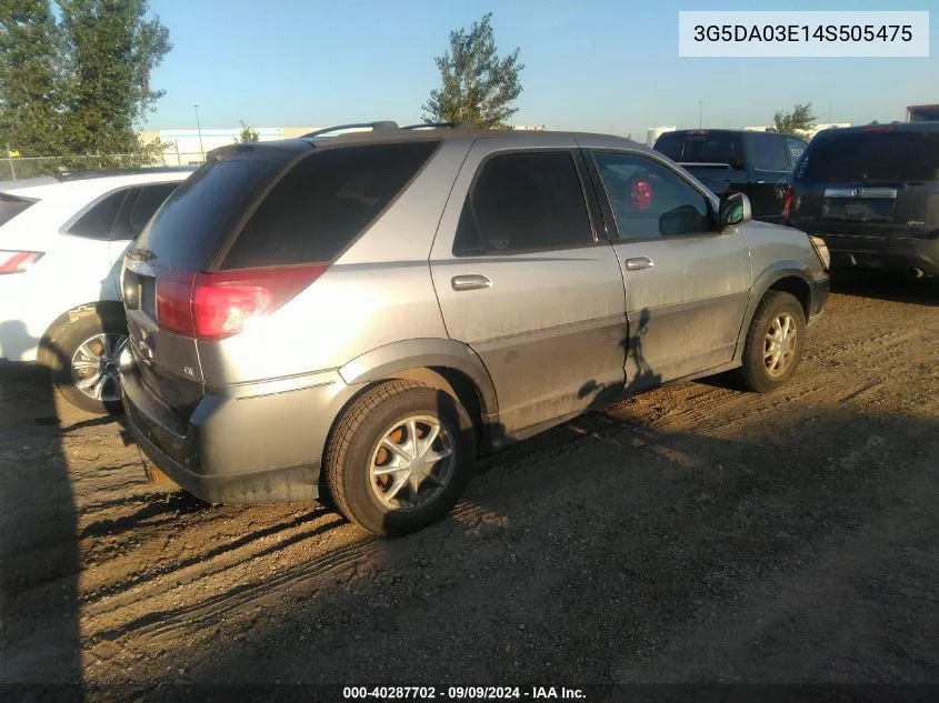 3G5DA03E14S505475 2004 Buick Rendezvous Cx