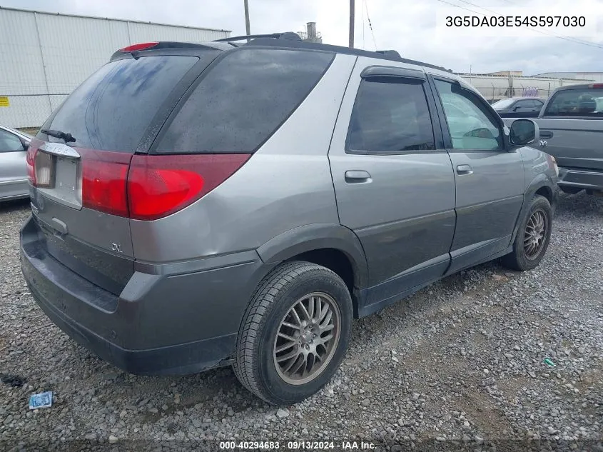 2004 Buick Rendezvous Cx VIN: 3G5DA03E54S597030 Lot: 40294683