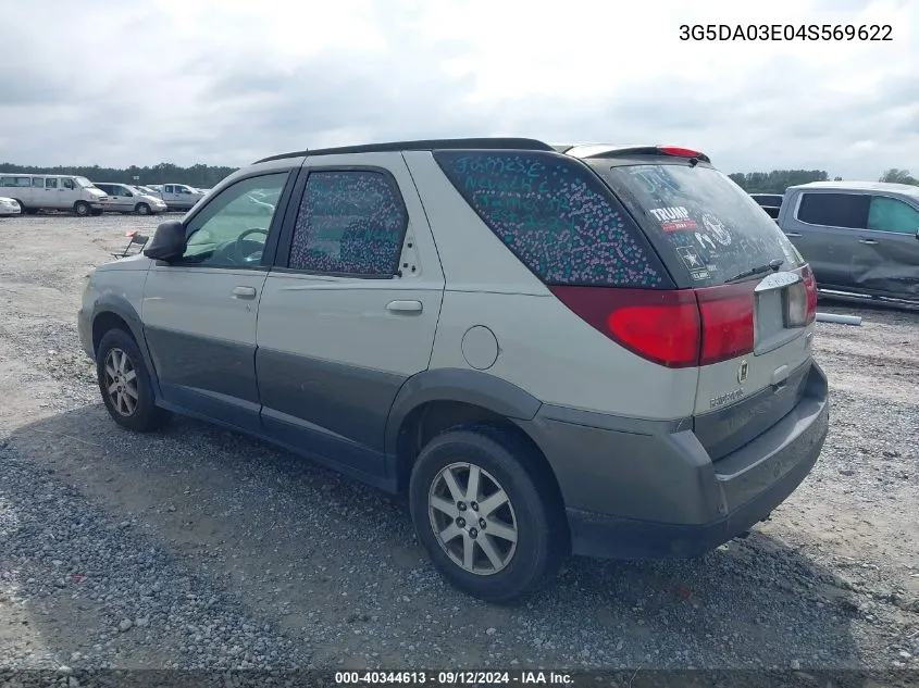 2004 Buick Rendezvous Cx VIN: 3G5DA03E04S569622 Lot: 40344613