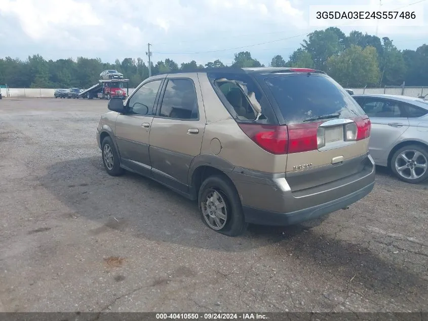 2004 Buick Rendezvous Cx VIN: 3G5DA03E24S557486 Lot: 40410550