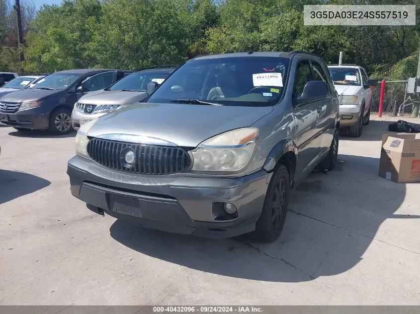 2004 Buick Rendezvous Cx VIN: 3G5DA03E24S557519 Lot: 40432096